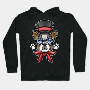 Cute Gentleman Fancy French Bulldog Puppy Hoodie